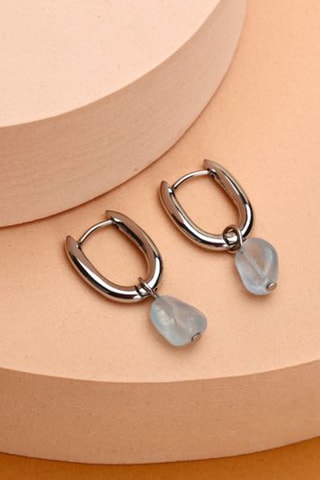 Orecchini a cerchio - Argentato