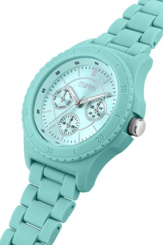 Orologio al quarzo in plastica - Turchese