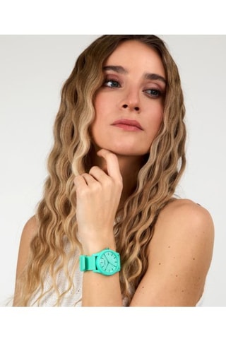 Orologio al quarzo in silicone - Turchese
