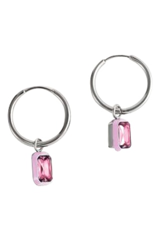 Orecchini a cerchio - Argentato