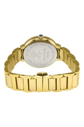 Montre à quartz en acier - Doré