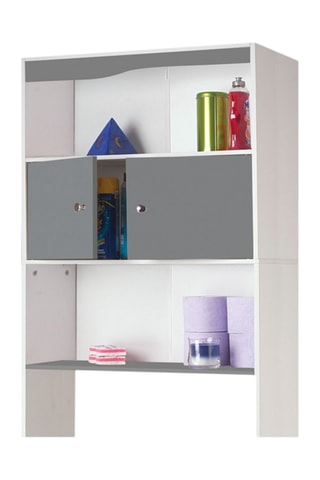 Mueble de cuarto de baño de 2 puertas - 58 x 178 x 19,5 cm