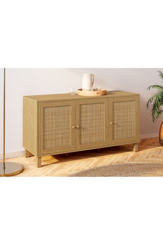 Aparador de 3 puertas Erin - Patas de pino - 113 x 40 x 60 cm