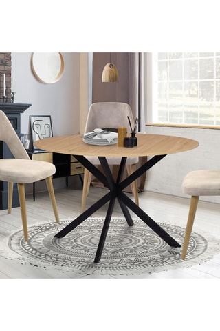 Mesa de comedor Soline - 110 x 76 x 110 cm