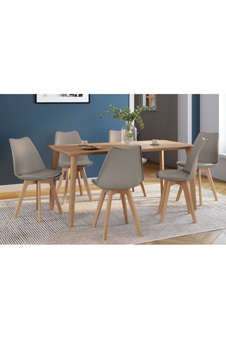 6 sillas Nordia - 46 x 40 x 45 cm