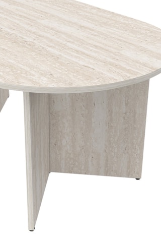Mesa de centro Gabin efecto travertino L 110 cm