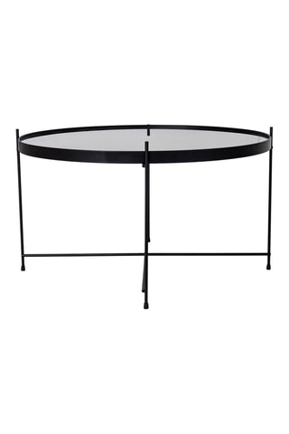 Table basse en verre Venezia - 70 x 40 x 70 cm