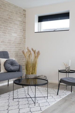 Table basse en verre Venezia - 70 x 40 x 70 cm