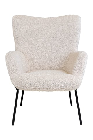 Fauteuil Glasgow - Blanc - En polyester
