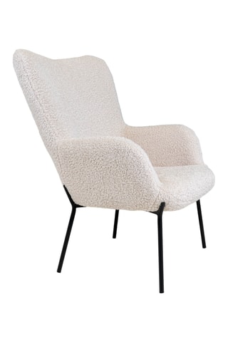 Fauteuil Glasgow - Blanc - En polyester