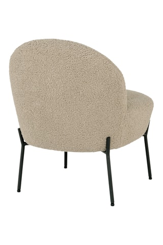 Fauteuil Merida - Beige - En polyester