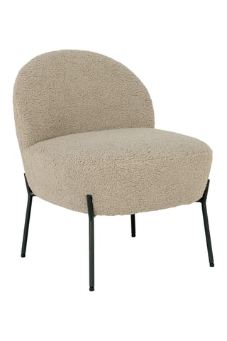 Fauteuil Merida - Beige - En polyester