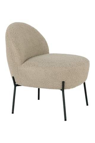 Fauteuil Merida - Beige - En polyester