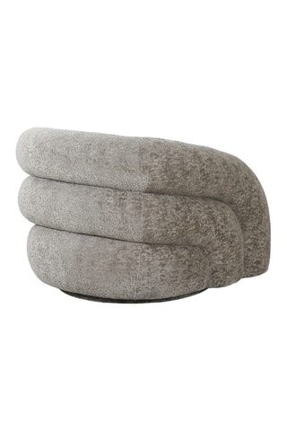 Fauteuil Valletta - Marron - En polyester