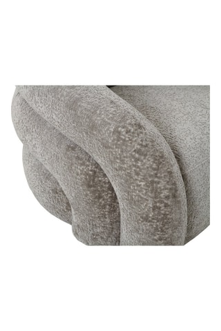 Fauteuil Valletta - Marron - En polyester