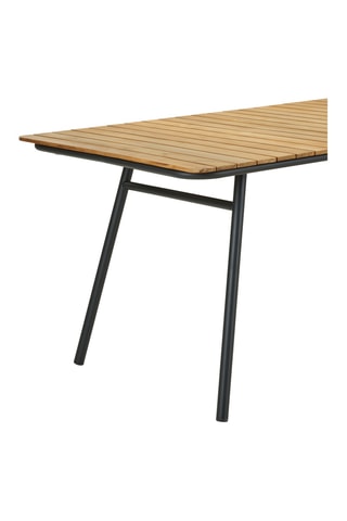 Table à manger de jardin en teck Cleveland - 220 x 90 x74 cm