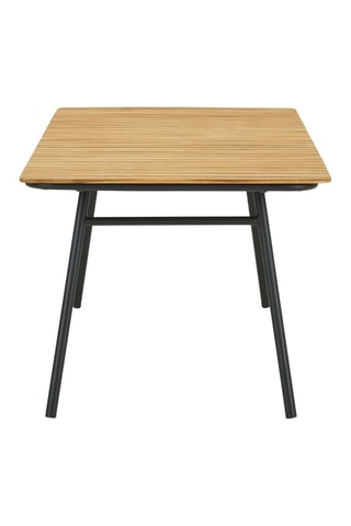 Table à manger de jardin en teck Cleveland - 220 x 90 x74 cm