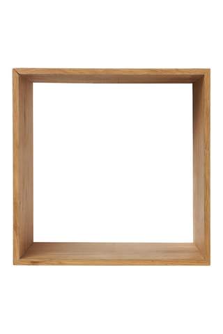 Etagère murale en chêne Lattoon - 30 x 30 x 18 cm