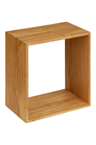 Etagère murale en chêne Lattoon - 30 x 30 x 18 cm