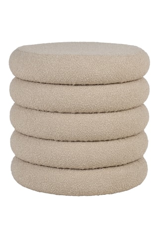 Pouf Brooklyn - Beige - En polyester