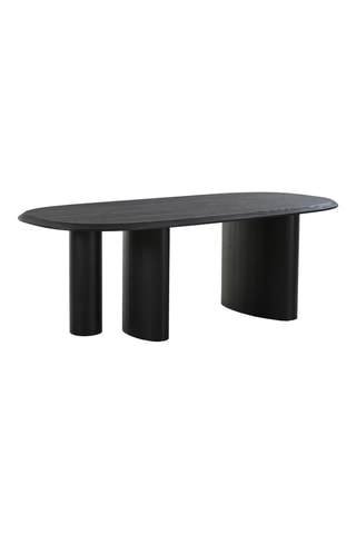 Table à manger avec revêtement en frêne Tirano – 220 x 76 x 100 cm