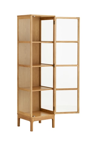 Vaisselier 1 porte en verre Zamora - 40 x 180 x 47 cm