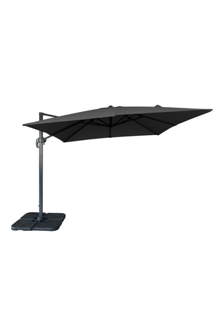 Parasol déporté carré Baza - Dimensions toile 295 x 260 x 295 cm