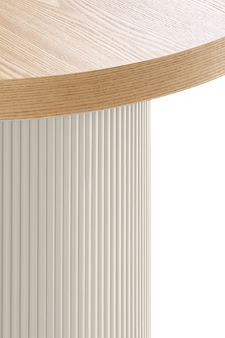 Table à manger avec revêtement en frêne Solva - 220 x 75 x 100 cm