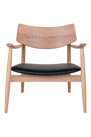 Fauteuil Olvera - Naturel et noir