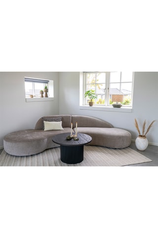 Canapé Venice - Marron – 3 places - En polyester