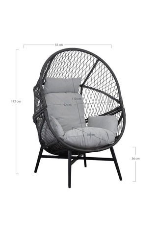 Fauteuil de jardin Rosario - 74 x 73 x 103 cm