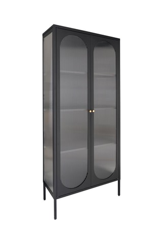 Vitrine 2 portes Adelaide - 80 x 180 x 35 cm