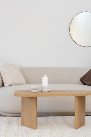 Canapé Mykonos - Beige - 2 places - En polyester