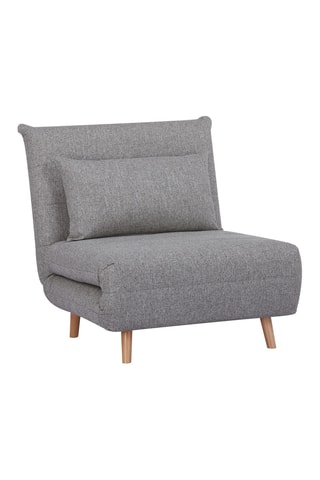 Fauteuil convertible Marlow - Gris - En polyester