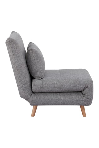 Fauteuil convertible Marlow - Gris - En polyester