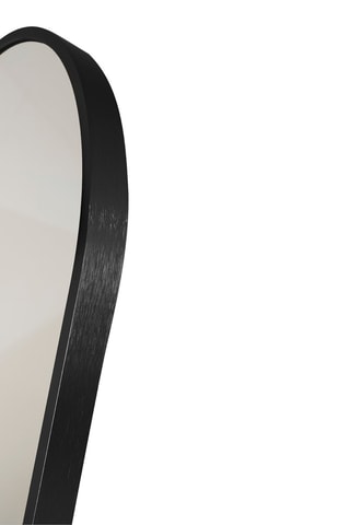 Miroir sur pied Madrid - 40 x 150 cm - Noir