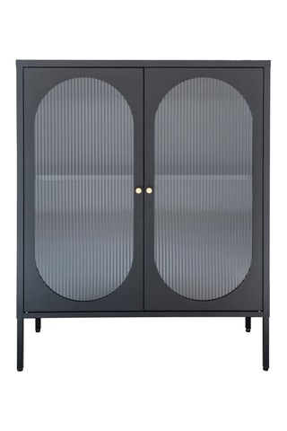 Vitrine 2 portes Adelaide - 90 x 110 x 35 cm