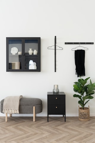 Banc Branca - coffre - Marron - En polyester