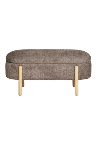Banc Branca - coffre - Marron - En polyester