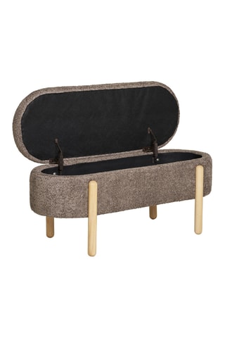 Banc Branca - coffre - Marron - En polyester