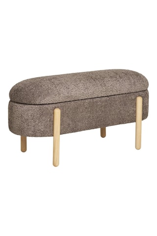 Banc Branca - coffre - Marron - En polyester