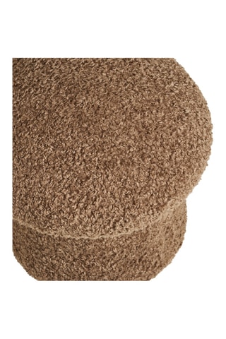 Pouf Enna - Marron - En polyester