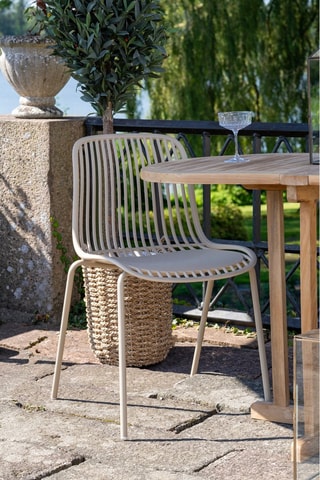 4 chaises de jardin Branson - 55 x 82 x 46,5 cm