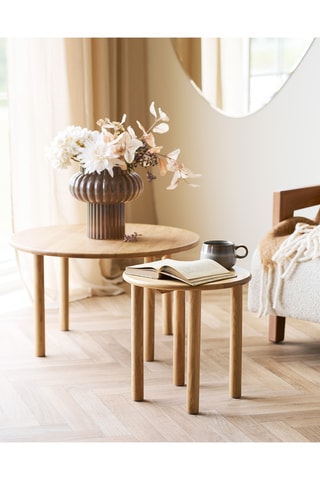 Table basse en chêne Jena - 70 x 40 x 70 cm