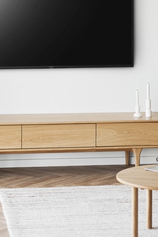 Table basse en chêne Jena - 70 x 40 x 70 cm