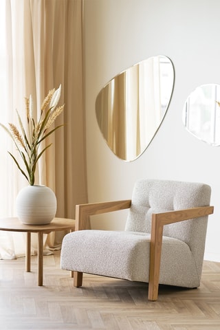 Fauteuil Caracas - Beige - En polyester