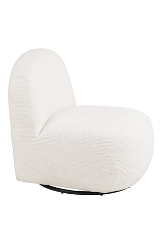 Fauteuil Milo - Ecru - En polyester