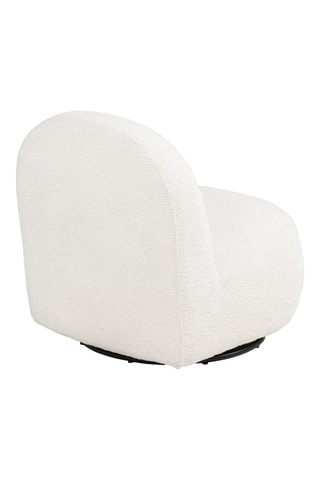 Fauteuil Milo - Ecru - En polyester