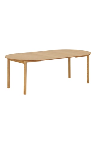 Table à manger extensible avec revêtement en chêne Bundaberg - 120/170/220 x 75 x 120 cm