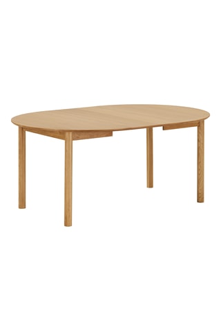 Table à manger extensible avec revêtement en chêne Bundaberg - 120/170/220 x 75 x 120 cm